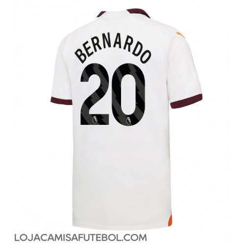 Camisa de Futebol Manchester City Bernardo Silva #20 Equipamento Secundário 2023-24 Manga Curta